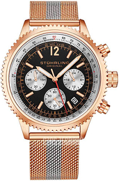 Stührling Original Monaco Czarny/Stal Ø42 mm 669M.04