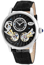 Stührling Original Legacy Czarny/Skóra Ø45 mm 740.02