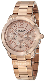 Stührling Original Classic Regal Zloty/Stal w kolorze różowego złota Ø38 mm 807.03