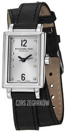 Stührling Original Srebrny/Skóra Ø22 mm 810.SET.01