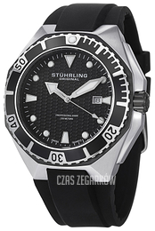 Stührling Original Aquadiver Czarny/Guma Ø45 mm 823.01