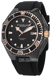 Stührling Original Aquadiver Czarny/Guma Ø45 mm 823.02