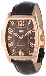 Stührling Original Brązowy/Skóra Ø42 mm 8233.3345K59