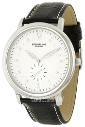 Stührling Original Classic Ascot Biały/Skóra Ø45 mm 826.33152