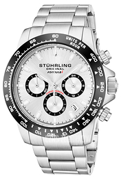 Stührling Original Monaco Srebrny/Stal Ø42 mm 891.01