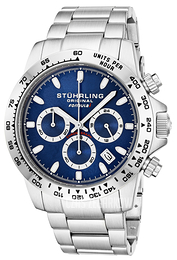 Stührling Original Monaco Niebieski/Stal Ø42 mm 891.03