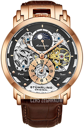 Stührling Original Menai Szkieletowa tarczy/Skóra Ø47 mm 906.04