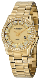 Stührling Original Symphony Żółte złoto/Stal w odcieniu złota Ø34 mm 910.02