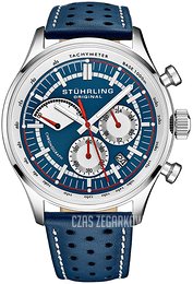 Stührling Original Monaco Niebieski/Skóra Ø42 mm 934.02