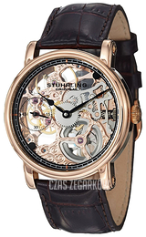 Stührling Original Classic Delphi Czarny/Skóra Ø42 mm 9460G.3345K1