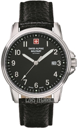 Swiss Alpine Military Alpine by Grovana Czarny/Skóra Ø41 mm 7011.1537