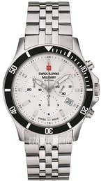 Swiss Alpine Military Challenger Chrono Biały/Stal Ø42 mm 7022.9132