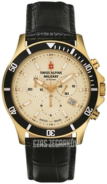 Swiss Alpine Military Chrono Zloty/Skóra Ø42 mm 7022.9511