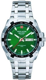 Swiss Alpine Military Day-Date Zielony/Stal Ø42 mm 7043.1134
