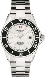 Swiss Alpine Military Alpine by Grovana Czarny/Stal Ø43 mm 7053.1132