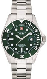 Swiss Alpine Military Alpine by Grovana Zielony/Stal Ø43 mm 7053.1134