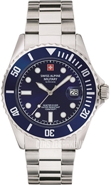 Swiss Alpine Military Alpine by Grovana Master Diver Niebieski/Stal Ø43 mm 7053.1135