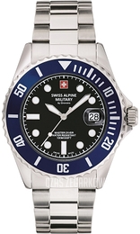 Swiss Alpine Military Alpine by Grovana Master Diver Czarny/Stal Ø43 mm 7053.1136