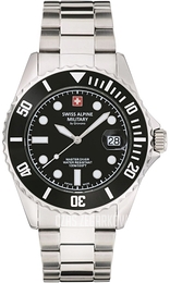 Swiss Alpine Military Alpine by Grovana Czarny/Stal Ø42 mm 7053.1137