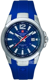 Swiss Alpine Military Combat Air Niebieski/Plastik Ø44 mm 7058.1835