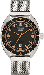 Swiss Alpine Military Alpine by Grovana Czarny/Stal Ø44 mm 7066.1139