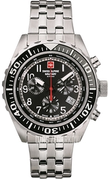 Swiss Alpine Military Alpine by Grovana Czarny/Stal Ø45 mm 7076.9137