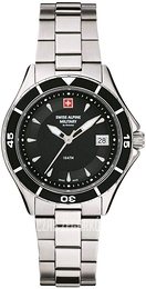 Swiss Alpine Military Nautilus Czarny/Stal Ø36 mm 7740.1137