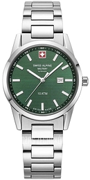 Swiss Alpine Military Argos Zielony/Stal Ø34 mm 7767.1134