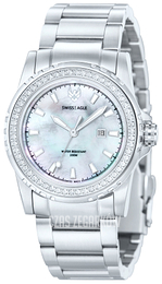 Swiss Eagle Fleet Biały/Stal Ø34 mm SE-6010-22