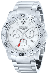 Swiss Eagle Fleet Biały/Stal Ø44 mm SE-9008-22
