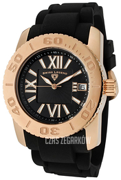 Swiss Legend Commander Czarny/Guma Ø37 mm 10114-RG-01