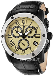 Swiss Legend Traveler Szampański/Skóra Ø46 mm SL-10005-BB-010-SB