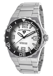 Swiss Legend Expedition Srebrny/Stal Ø46 mm SL-10008-22S