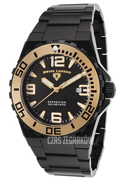 Swiss Legend Expedition Czarny/Stal Ø46 mm SL-10008-BB-11-GA