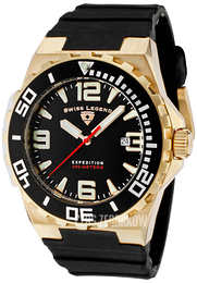 Swiss Legend Expedition Czarny/Guma Ø46 mm SL-10008-YG-01-BB