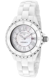 Swiss Legend Karamica Biały/Czeramiczna Ø34 mm SL-10049-WWSR