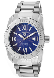Swiss Legend Commander Niebieski/Stal Ø46 mm SL-10059-33