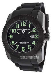 Swiss Legend Commander Czarny/Guma Ø47 mm SL-10068-BB-01-GRA