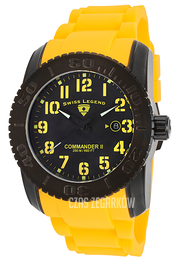 Swiss Legend Commander Czarny/Guma Ø47 mm SL-10068-BB-01-YLSA