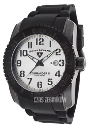 Swiss Legend Commander Srebrny/Guma Ø47 mm SL-10068-BB-02S