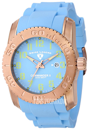 Swiss Legend Commander Niebieski/Guma Ø47 mm SL-10068-RG-012
