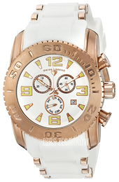 Swiss Legend Commander Biały/Guma Ø47 mm SL-10070-RG-02-WHT