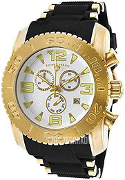 Swiss Legend Commander Biały/Stal w odcieniu złota Ø47 mm SL-10070-YG-02