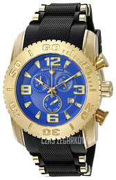 Swiss Legend Commander Niebieski/Stal w odcieniu złota Ø47 mm SL-10070-YG-03