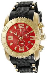 Swiss Legend Commander Czerwony/Stal w odcieniu złota Ø47 mm SL-10070-YG-05