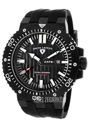 Swiss Legend Challenger Czarny/Guma Ø50 mm SL-10126-BB-01-WA