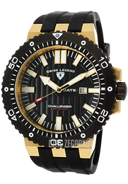 Swiss Legend Challenger Czarny/Guma Ø50 mm SL-10126-YG-01-BB