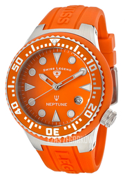 Swiss Legend Neptune Pomarańczowy/Guma Ø44 mm SL-11044D-06