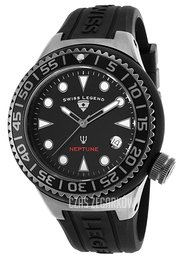 Swiss Legend Neptune Czarny/Guma Ø44 mm SL-11044D-GM-01-NB
