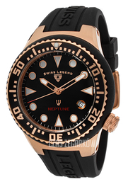 Swiss Legend Neptune Czarny/Guma Ø44 mm SL-11044D-RG-01